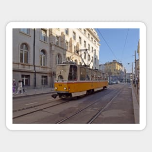 Classic Tram in Sofia Sticker